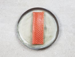 Cœur de saumon fumé
